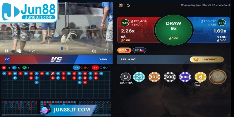 Thành viên hãy đăng ký Jun88 để bước đến sảnh đá gà